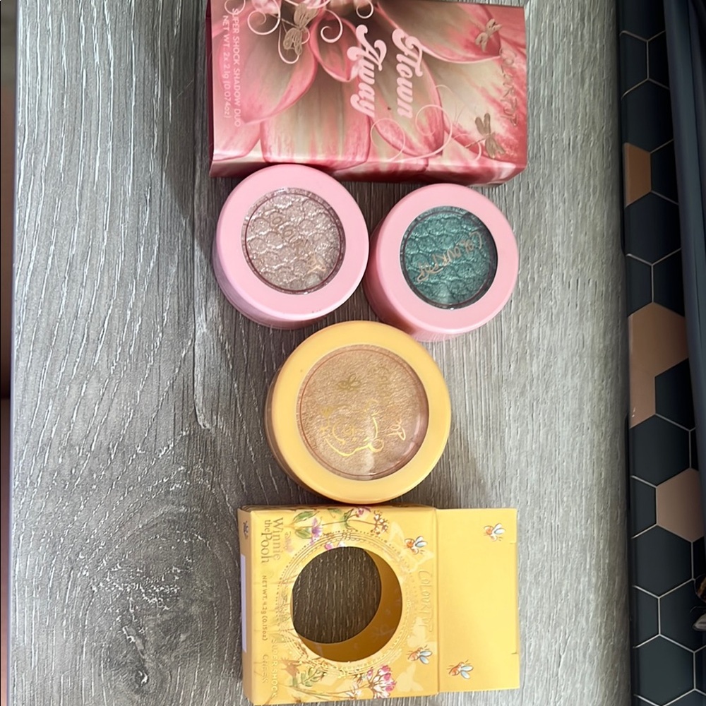 ColourPop Eyeshadow Set with Pink and Green Shades